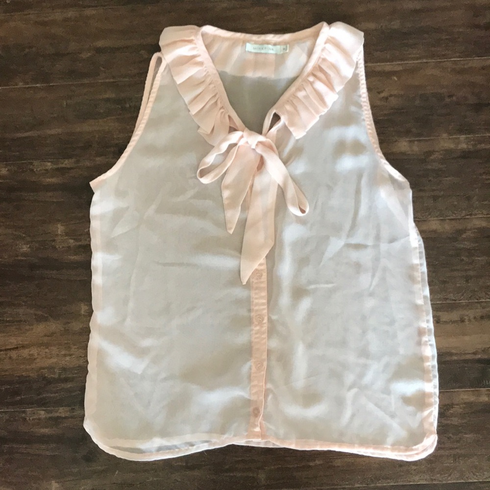 Mink Pink Sheer Top